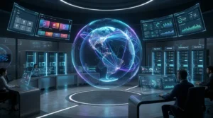 Modern IPTV providers streaming infrastructure with digital media servers