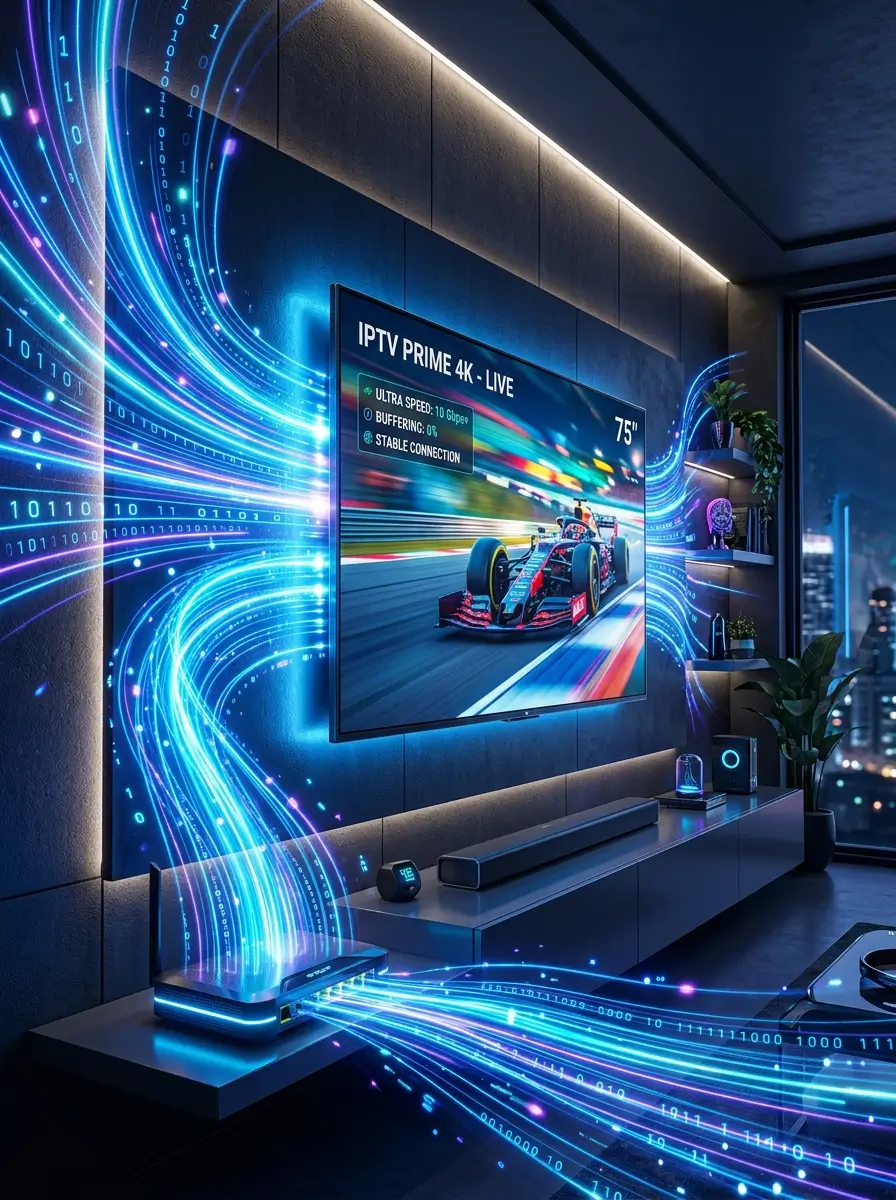 IPTV service entertainment platform with cinematic viewing experience